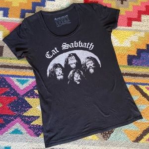Cat Sabbath t shirt⚡️